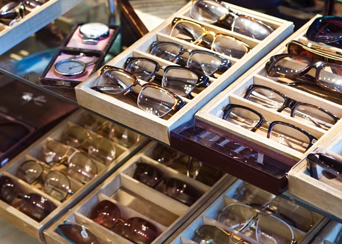 A selection of new and vintage glasses